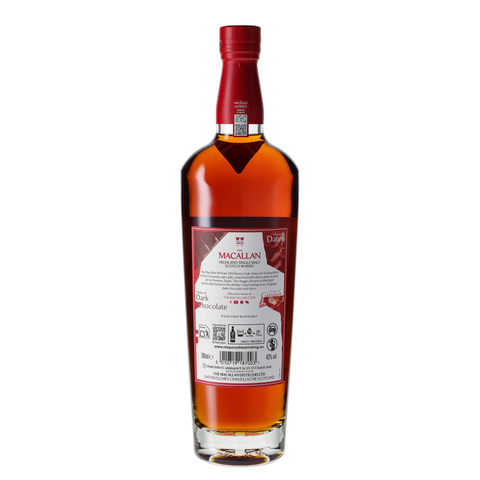 Whisky The Macallan Sherry Oak 18 years - &Eacute;dition 2025