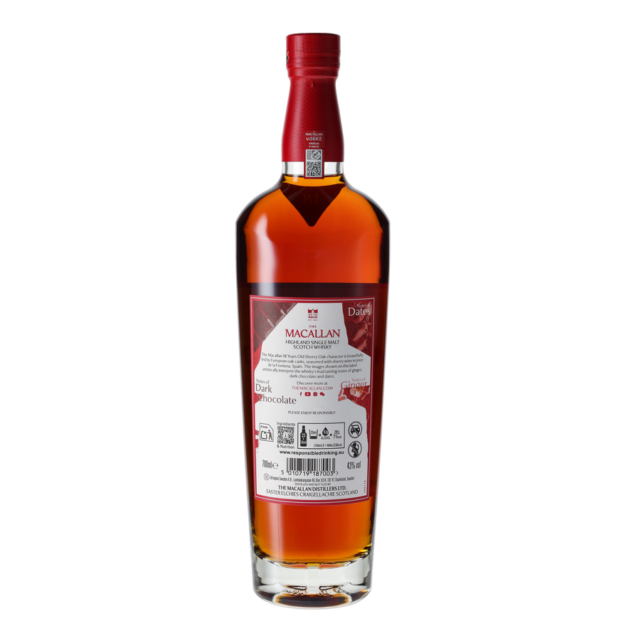 Whisky The Macallan Sherry Oak 18 years - &Eacute;dition 2025