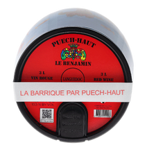BIB Art Puech-Haut &ldquo;Le Benjamin&rdquo; Red 3 L