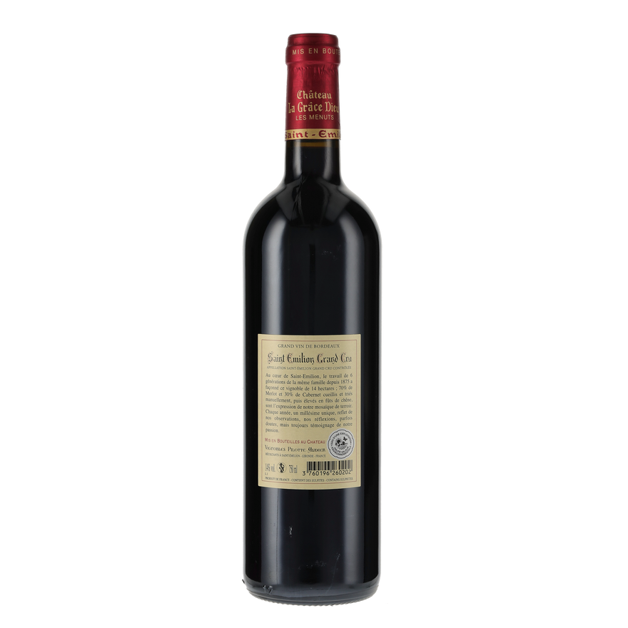 Ch&acirc;teau La Gr&acirc;ce Dieu Les Menuts - 2018