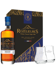  WHISKY G ROZELIEURES COLLECTION + 2 VERRES 