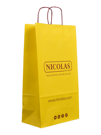 PAPER BAG FOR 3 BOTTLES