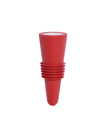 Bouchon de bouteille de vin Couleur unie Silicone + Acier