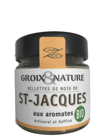 RILLETTES DE NOIX DE ST JACQUES AUX ARÔMATES BIO