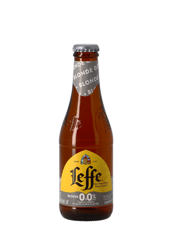 Bière Leffe Blonde sans alcool (bouteille 25 cl) Nicolas