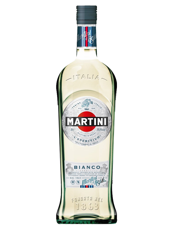 Martini Bianco Sparkling - Aperitif Pétillant Prêt à Boire - Lot De 2 Bouteilles 75 Cl