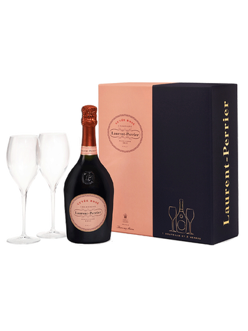 COFFRET LAURENT PERRIER ROSé + 2 Verres