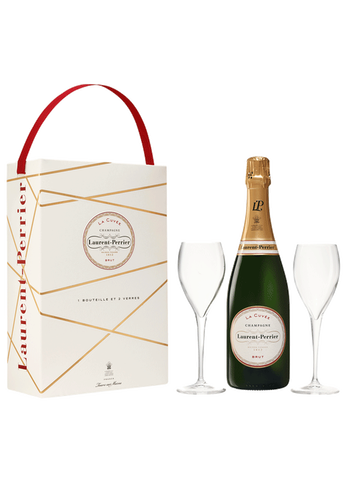 Coffret Laurent Perrier La Cuvée + 2 Verres