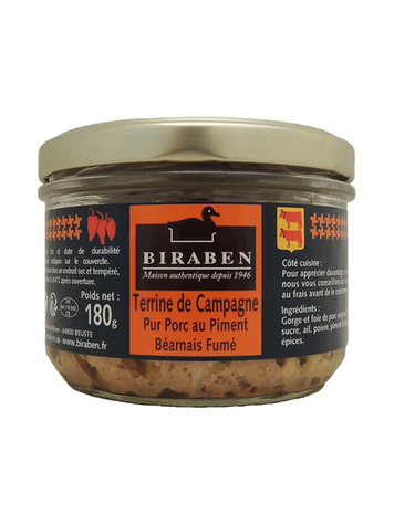 TERRINE CAMPAGNE PIMENT