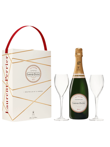 Coffret Laurent Perrier La Cuvée + 2 Verres